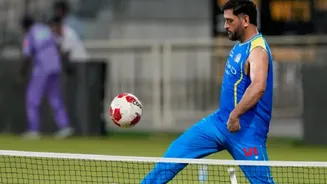 MS Dhoni arrives in Hyderabad amidst rumors of his IPL 2026 debut delay