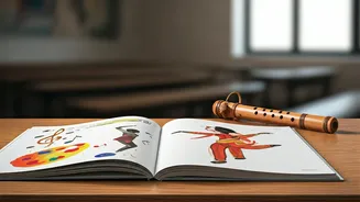 Uttar Pradesh Primary Schools Get 'Bansuri': A New Art Education Textbook for Grades 3 & 4