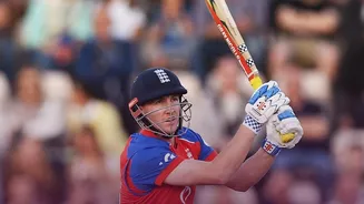 England's Harry Brook hammers his 2nd T20I hundred: Key stats