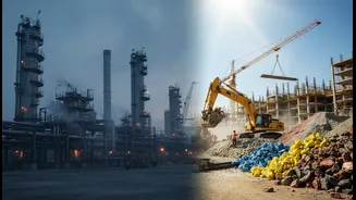 Refinery Production Drops 4.7% while Mineral and Construction Inputs Advance