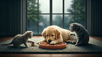 Indoor Enrichment Keeps Pets Calm During Rains
