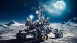 How Lunar Water Ice Extraction Could Supply Fuel For Future Deep Space Missions