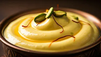 Sweet Saffron Shrikhand Rules Indian Traditional Dessert Trends Online Today