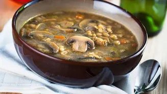 5 hearty dishes featuring barley and mushrooms