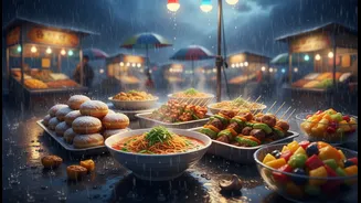 Rainy Food Festivals Have Entered The Group Chat