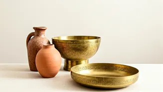 Brass, Terracotta, Bamboo: Craft Decor Is Back