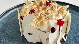 Pavê gelado de biscoito de caramelo