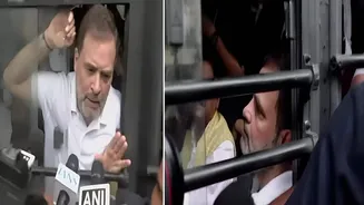 Rahul Gandhi: మోదీ నివాసం వద్ద కాంగ్రెస్ ధర్నా.. రాహుల్ గాంధీ సహా నేతల అరెస్ట్
