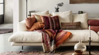 How to layer rugs in your living room