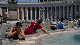 Europe's Heatwave Sparks Infrastructure Crisis As Roads Melt And Tram Tracks Buckle | Watch