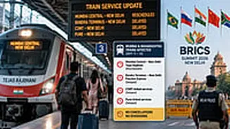 BRICS Summit Impact: Six Mumbai And Maharashtra-Linked Trains Affected As Delhi Security Measures Delay Services