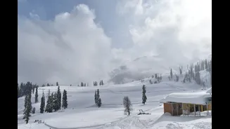 Season's First Snowfall Hits Higher Reaches of Kashmir
