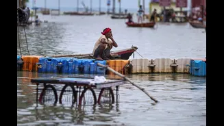 Flood Fury In UP: Over 16,000 Evacuated, 3 Killed In Rain-Related Incidents