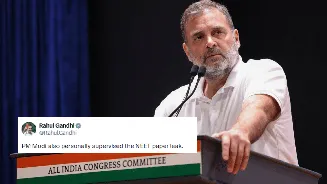 ‘PM Modi personally supervised NEET paper leak’: Rahul Gandhi after govt’s Supreme Court submission; BJP hits back