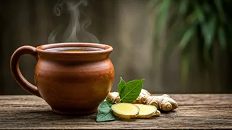 Fight Seasonal Blues With Ginger-Tulsi Kadha