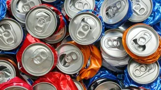 This is an interesting way to recycle tin cans