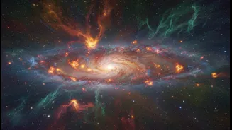 Different Infrared Filters Reveal Different Layers Of The Galaxy