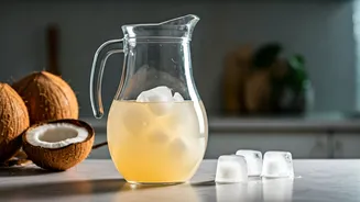 Cool Down Your Summer Drinks With Coconut Water Ice Cubes