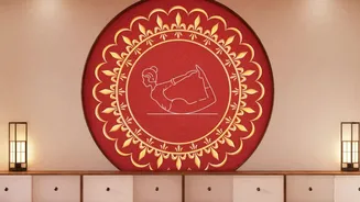Design A Serene Yoga Corner At Home On A Budget Using Simple Props