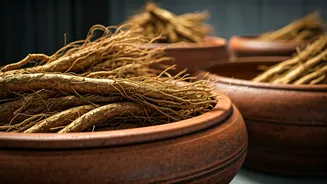 Earthen Bowls Filled With Vetiver Roots Create Perfect Air Quality