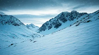Himalayan Devotion: Monks Meditate in Badrinath's Sub-Zero Snowfall at 11,000 Feet