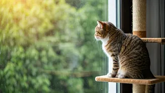 Give Felines Safe Monsoon Birdwatching Views Via Multi Level Perches