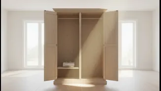A Damp-Smelling Wardrobe Often Needs Air, Space And Sunlight