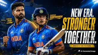 Shreyas Iyer Replaces World Cup-Winning Suryakumar Yadav as India's New T20I Captain; Vaibhav Sooryavanshi Earns Maiden Call-Up