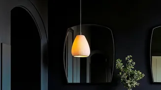 Lighting and Textiles Are Doing the Work of Paint in Modern Rentals