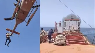 24 Indian sailors rescued from Palau-flagged tanker that caught fire after US strike off Oman
