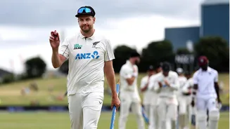 Jacob Duffy claims three fifers in NZ-WI Test series: Stats