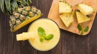Pineapple smoothie: Your perfect breakfast choice
