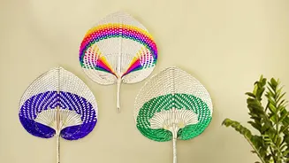 How to incorporate woven wall fans into home decor