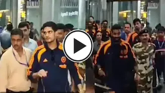 WATCH: Shubman Gill-led Team India lands in Kolkata ahead of South Africa Tests