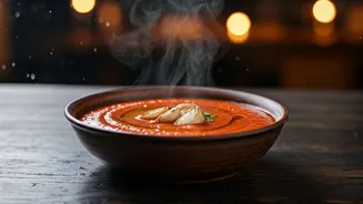 Rainy Nights Call For Garlic Tomato Soup