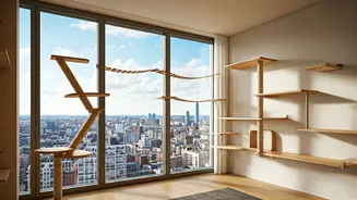 High Rise Feline Lovers Design Epic Multi Level Paths