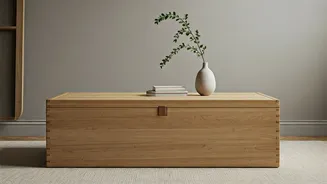 Turn Vintage Wooden Trunks Into Minimal Japandi Coffee Tables