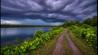 How To Avoid Flash Flood Risks While Navigating Scenic Lake Trails In Humid July