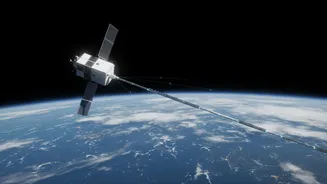 Space Tech Breakthrough: Magnetic Tethers Aim To Clear Crowded Low Earth Orbits