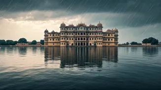 Udaipur Rain Washed Havelis Offer Most Romantic Reflection Views