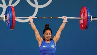 Mirabai Chanu breaks three National Records to win Gold in Weightlifting Championship