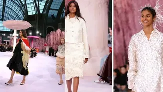 Indian-origin models walk for Matthieu Blazy’s debut chanel couture show in Paris: Their stories unfold