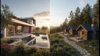 One Large Villa Is Not Always Better Than Separate, Nearby Rooms