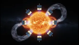 NASA's SunRISE Mission Uses Six Small Satellites As One Solar Radio Telescope