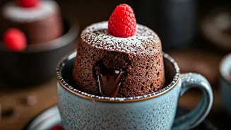 The Aesthetic Chocolate Lava Mug Cake Sweeping Indian Feeds