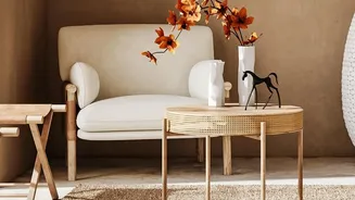 Natural Textures And Warm Colours Define This Year's Interior Style