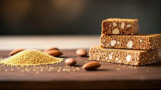 Make 3 Ingredient Amaranth Almond Energy Bars At Home