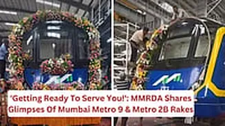 'Getting Ready To Serve You!': MMRDA Shares Glimpses Of Mumbai Metro 9 & Metro 2B Rakes Decked Up With Decor Ahead Of Grand Inauguration