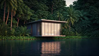 Isolated Backwater Floating Suites Promise Total Relaxation For Stressed Partners