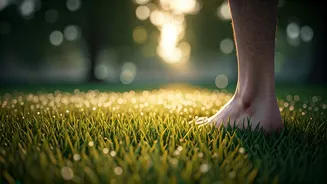 Young India Embraces Barefoot Lawn Movement Drills For Better Posture